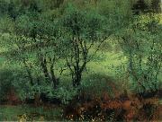 William Stott of Oldham Woodland Scene,Brantrake oil painting